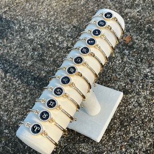 Zodiac Pendant Charm Bracelet